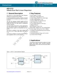 AS1372-BWLT-13 Datasheet Cover