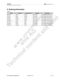AS1500-T Datasheet Page 14