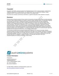 AS1506-BTDT-10 Datasheet Page 17