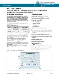 AS1525-BTDR Datasheet Cover