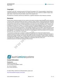 AS1527-BSOU Datasheet Page 21