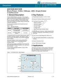 AS1529-BTDR Datasheet Cover