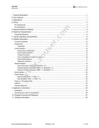 AS1542-BTSU Datasheet Page 2