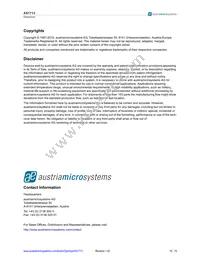 AS1713-BTDT Datasheet Page 15