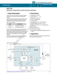 AS1720A-ATDT Datasheet Cover