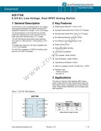 AS1746-BTDT Datasheet Cover