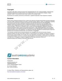 AS1746-BTDT Datasheet Page 15