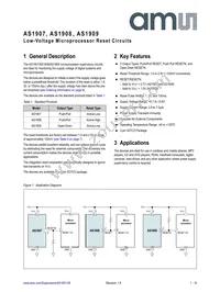 AS1909C188-T Datasheet Cover