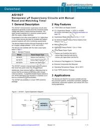 AS1927L-BTDT33S Datasheet Cover