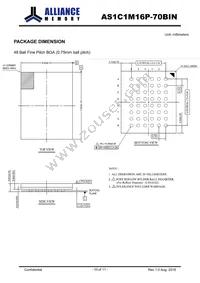 AS1C1M16P-70BIN Datasheet Page 10