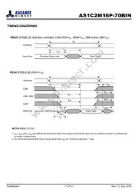 AS1C2M16P-70BIN Datasheet Page 7