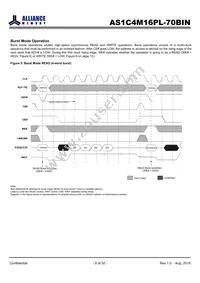 AS1C4M16PL-70BIN Datasheet Page 9