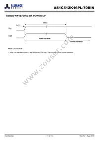 AS1C512K16PL-70BIN Datasheet Page 11