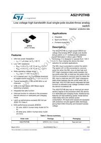 AS21P2THBQ Datasheet Cover