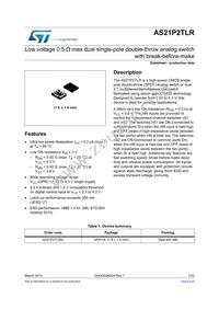 AS21P2TLRQ Datasheet Cover
