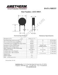 AS32 10015 Datasheet Cover