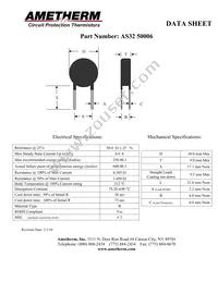 AS32 50006 Datasheet Cover