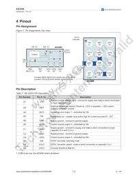 AS3490 Datasheet Page 3