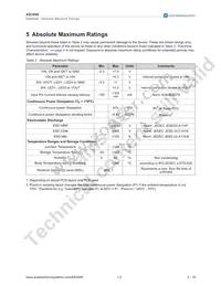 AS3490 Datasheet Page 4