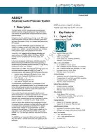 AS3527A FCT T-100 Datasheet Cover