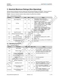 AS3604B-ZQFP Datasheet Page 7