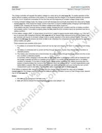 AS3604B-ZQFP Datasheet Page 11