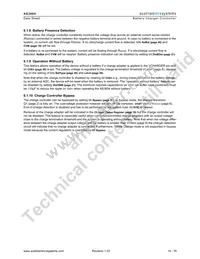 AS3604B-ZQFP Datasheet Page 15