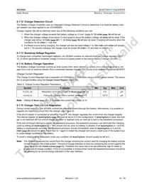 AS3604B-ZQFP Datasheet Page 17