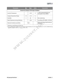 AS3630-ZWLM Datasheet Page 7