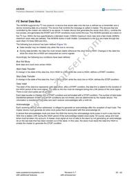 AS3636-ZWLT-500 Datasheet Page 20