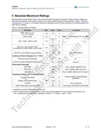 AS3665-ZWLT Datasheet Page 5