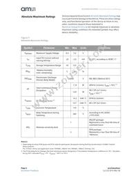 AS3685A Datasheet Page 6