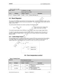 AS3693C-ZTQT Datasheet Page 17