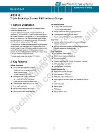 AS3712-BQFP-00 Datasheet Page 2