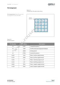 AS3729B-BWLM Datasheet Page 3