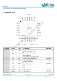 AS3812A-ZQFT Datasheet Page 3