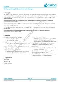 AS3824E1-ZQFT Datasheet Cover