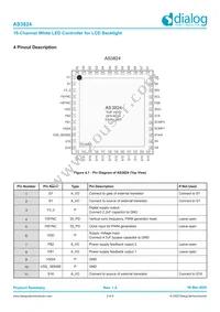 AS3824E1-ZQFT Datasheet Page 3