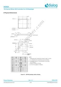 AS3824E1-ZQFT Datasheet Page 7