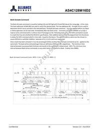 AS4C128M16D2-25BINTR Datasheet Page 17