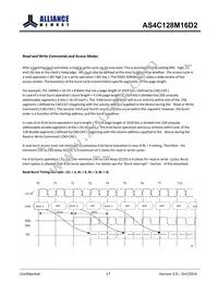 AS4C128M16D2-25BINTR Datasheet Page 18