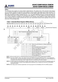 AS4C128M16D2A-25BINTR Datasheet Page 12