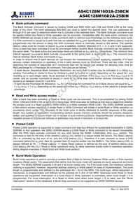 AS4C128M16D2A-25BINTR Datasheet Page 17