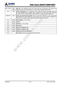 AS4C128M16D3-12BANTR Datasheet Page 7
