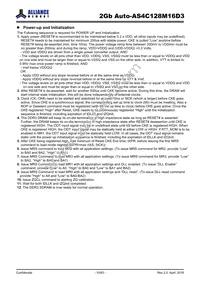 AS4C128M16D3-12BANTR Datasheet Page 10