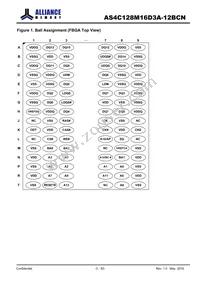 AS4C128M16D3A-12BCNTR Datasheet Page 3