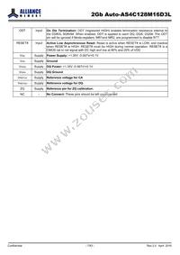 AS4C128M16D3L-12BANTR Datasheet Page 7