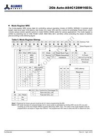 AS4C128M16D3L-12BANTR Datasheet Page 14