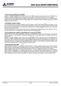 AS4C128M16D3L-12BANTR Datasheet Page 19