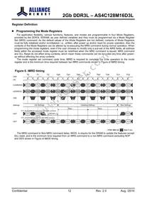 AS4C128M16D3L-12BINTR Datasheet Page 12